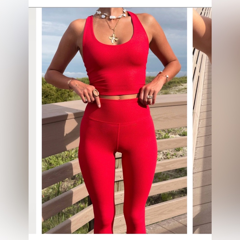 Beach Riot Red Activewear Set - Picture 2 of 10